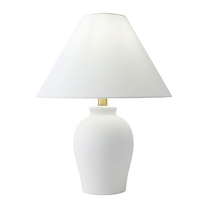   Modern European furniture - White Linen Empire Table Lamp - www.oroa.com | Oroa.com