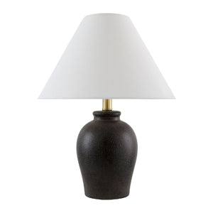   Modern European furniture - White Linen Empire Table Lamp - www.oroa.com | Oroa.com