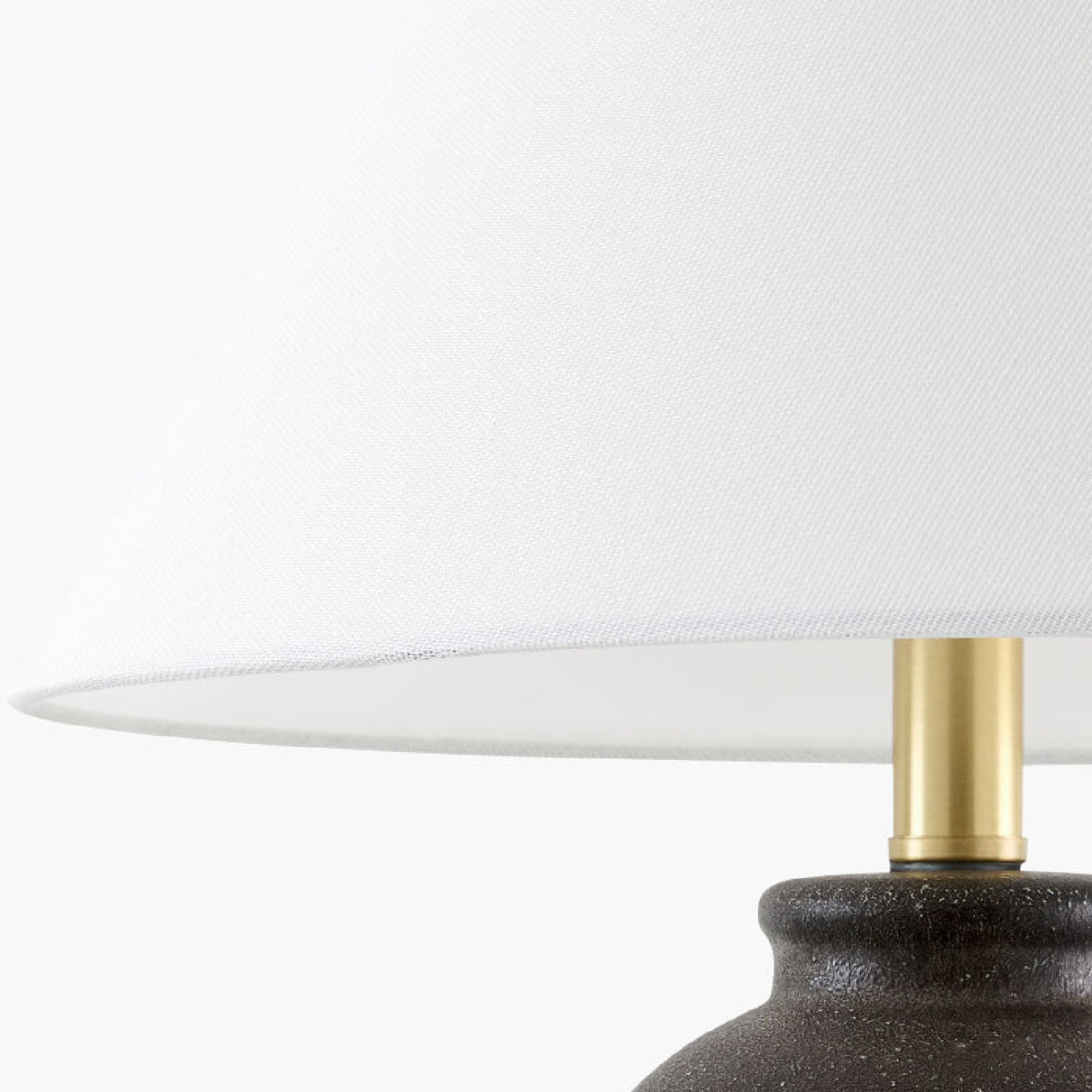   Modern European furniture - White Linen Empire Table Lamp - www.oroa.com | Oroa.com