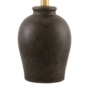   Modern European furniture - Brown Rattan Ceramic Table Lamp - www.oroa.com | Oroa.com