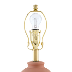   Modern European furniture - Brown Rattan Ceramic Table Lamp - www.oroa.com | Oroa.com