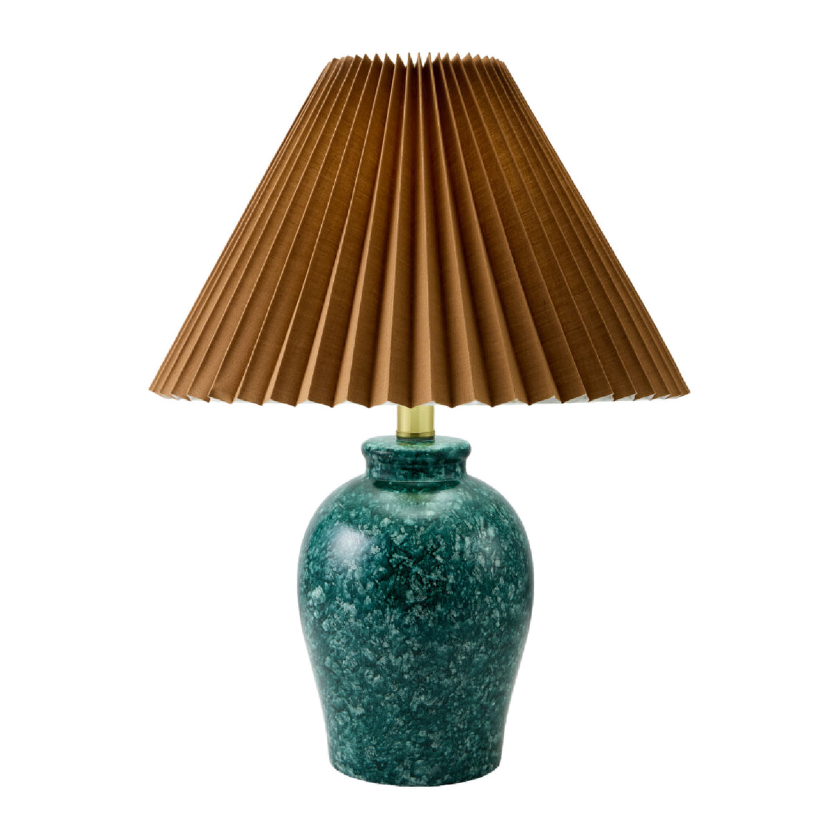   Modern European furniture - Brown Linen Pleated Table Lamp - www.oroa.com | Oroa.com