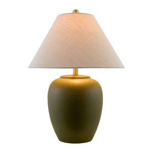   Modern European furniture - Ceramic Beige Linen Table Lamp - www.oroa.com | Oroa.com