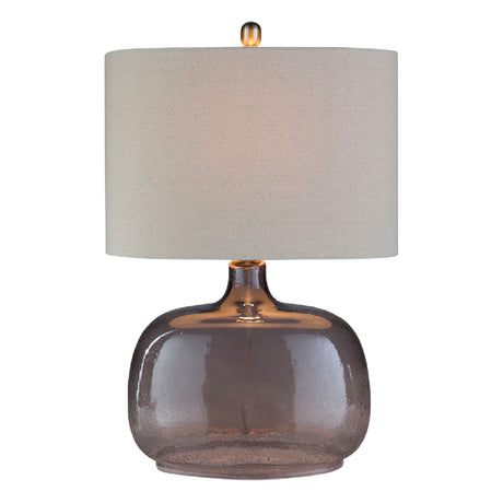   Modern European furniture - Gray Clear Glass Table Lamp - www.oroa.com | Oroa.com