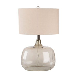   Modern European furniture - Gray Clear Glass Table Lamp - www.oroa.com | Oroa.com