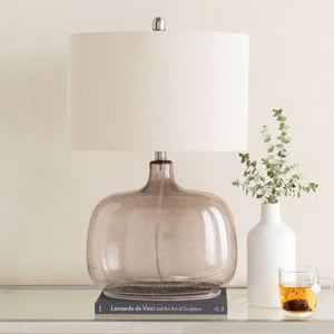   Modern European furniture - Gray Clear Glass Table Lamp - www.oroa.com | Oroa.com