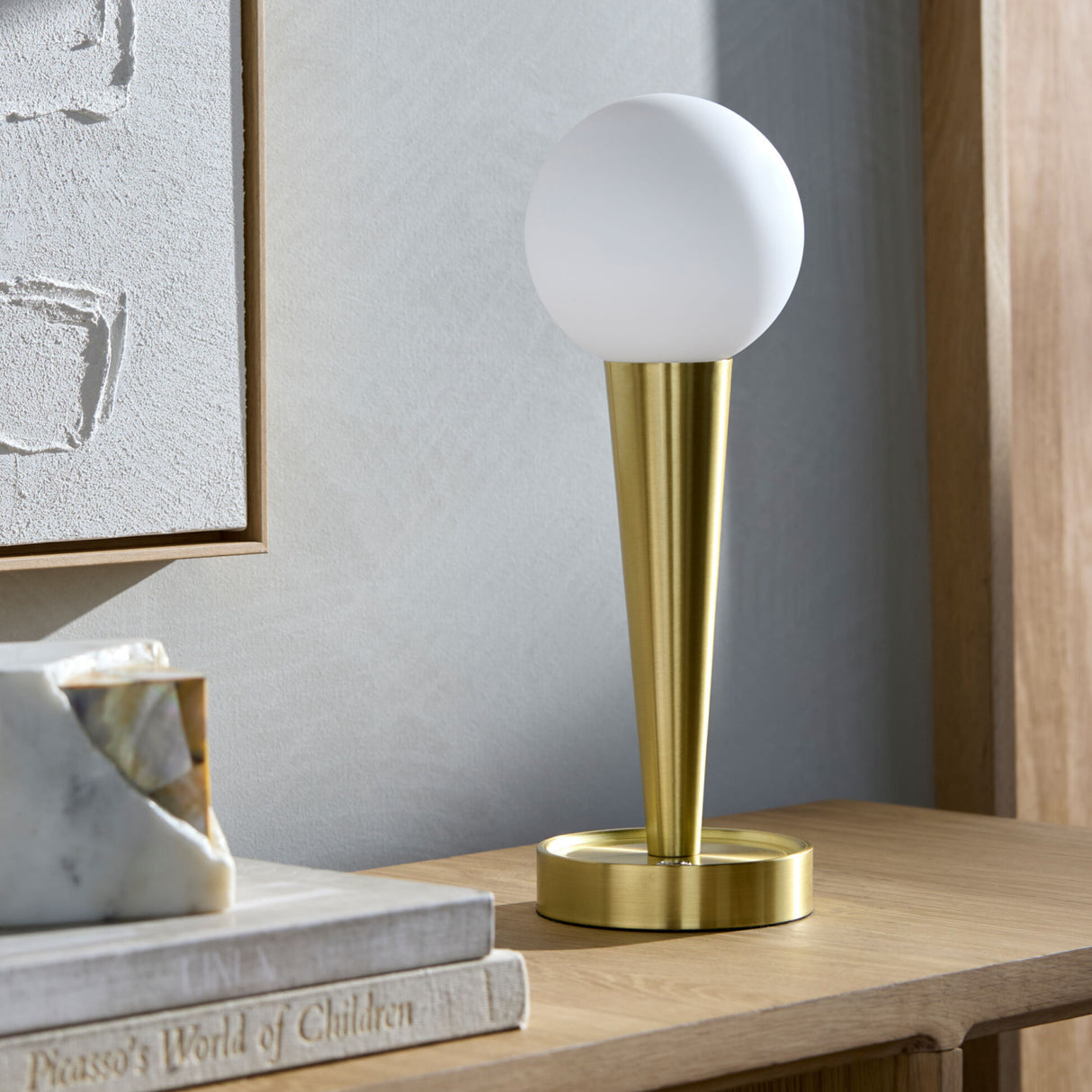   Modern European furniture -  Conical Metal Accent Table Lamp - www.oroa.com | Oroa.com