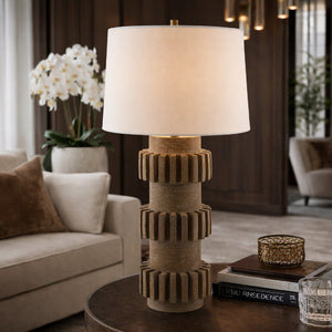   Modern European furniture - Modern Carved Accent Table Lamp - www.oroa.com | Oroa.com
