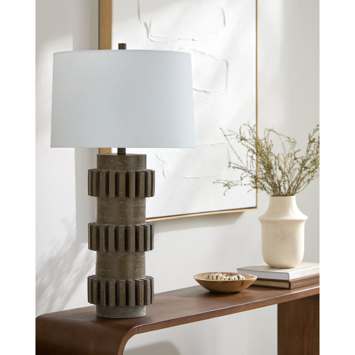   Modern European furniture - Modern Carved Accent Table Lamp - www.oroa.com | Oroa.com