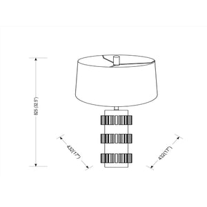   Modern European furniture - Modern Carved Accent Table Lamp - www.oroa.com | Oroa.com