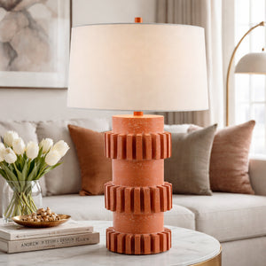   Modern European furniture - Modern Carved Accent Table Lamp - www.oroa.com | Oroa.com