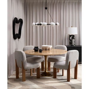   Modern European furniture - 9-Light White Glass Chandelier - www.oroa.com | Oroa.com