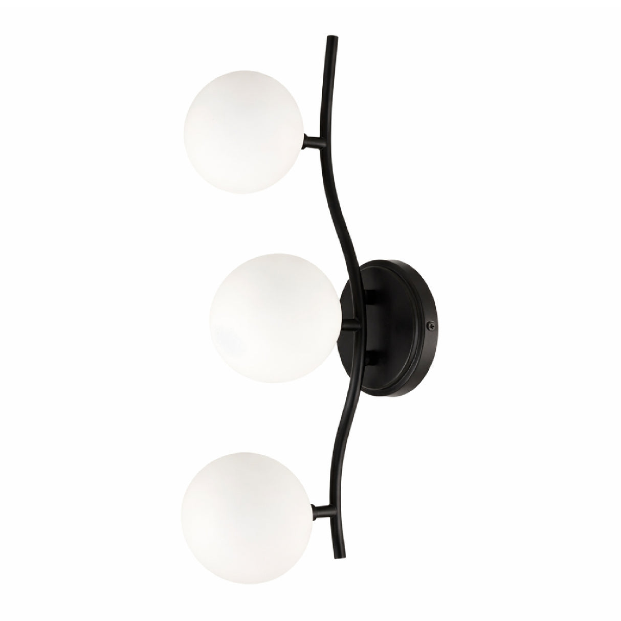   Modern European furniture - 3-Light White Glass Wall Lamp - www.oroa.com | Oroa.com