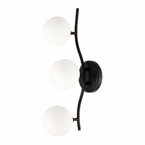   Modern European furniture - 3-Light White Glass Wall Lamp - www.oroa.com | Oroa.com