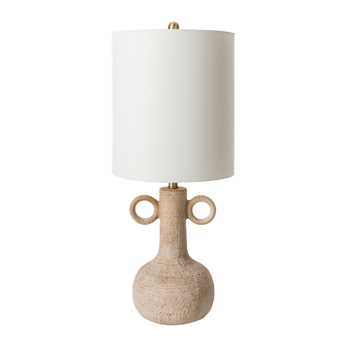   Modern European furniture - Beige Ceramic Accent Table Lamp - www.oroa.com | Oroa.com