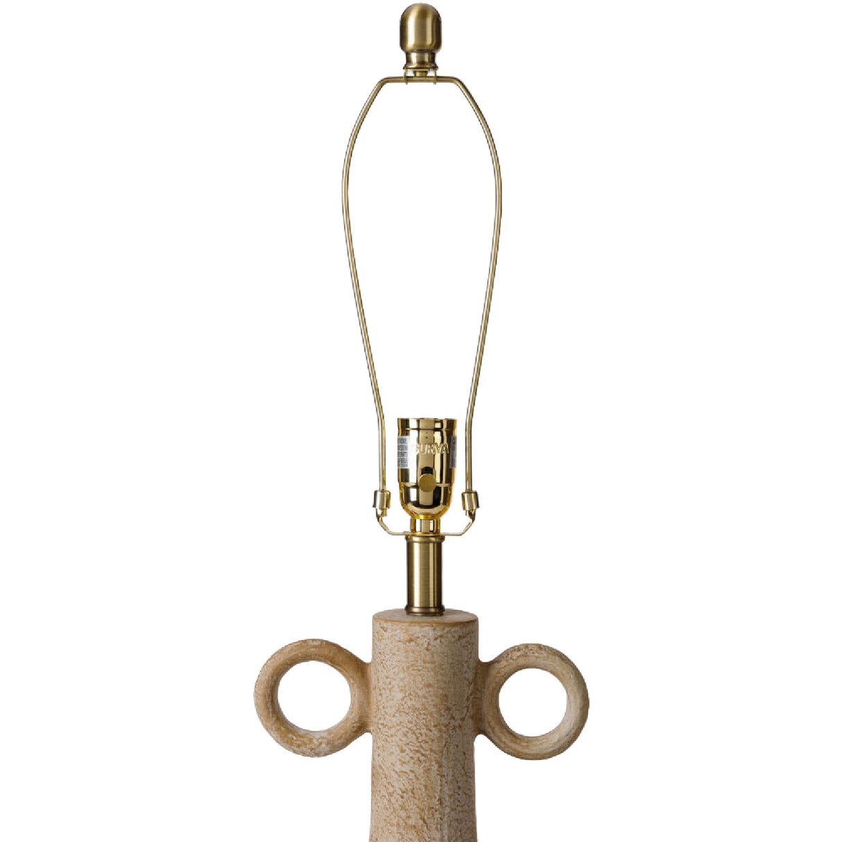   Modern European furniture - Beige Ceramic Accent Table Lamp - www.oroa.com | Oroa.com
