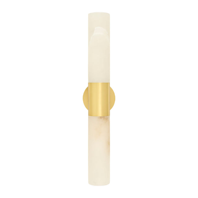 Modern European furniture - White Stone Tube Wall Lamp - www.oroa.com