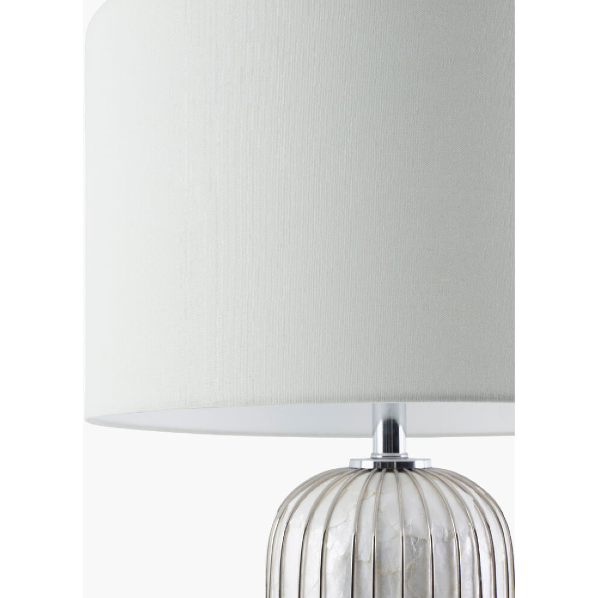   Modern European furniture - White Shell Accent Table Lamp - www.oroa.com | Oroa.com