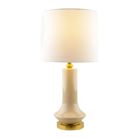   Modern European furniture - Distressed Cream Ceramic Table Lamp - www.oroa.com | Oroa.com