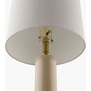   Modern European furniture - Distressed Cream Ceramic Table Lamp - www.oroa.com | Oroa.com