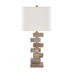   Modern European furniture - Organic Marble Stacked Table Lamp - www.oroa.com | Oroa.com
