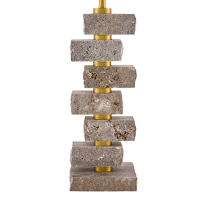   Modern European furniture - Organic Marble Stacked Table Lamp - www.oroa.com | Oroa.com
