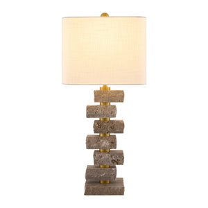   Modern European furniture - Organic Marble Stacked Table Lamp - www.oroa.com | Oroa.com