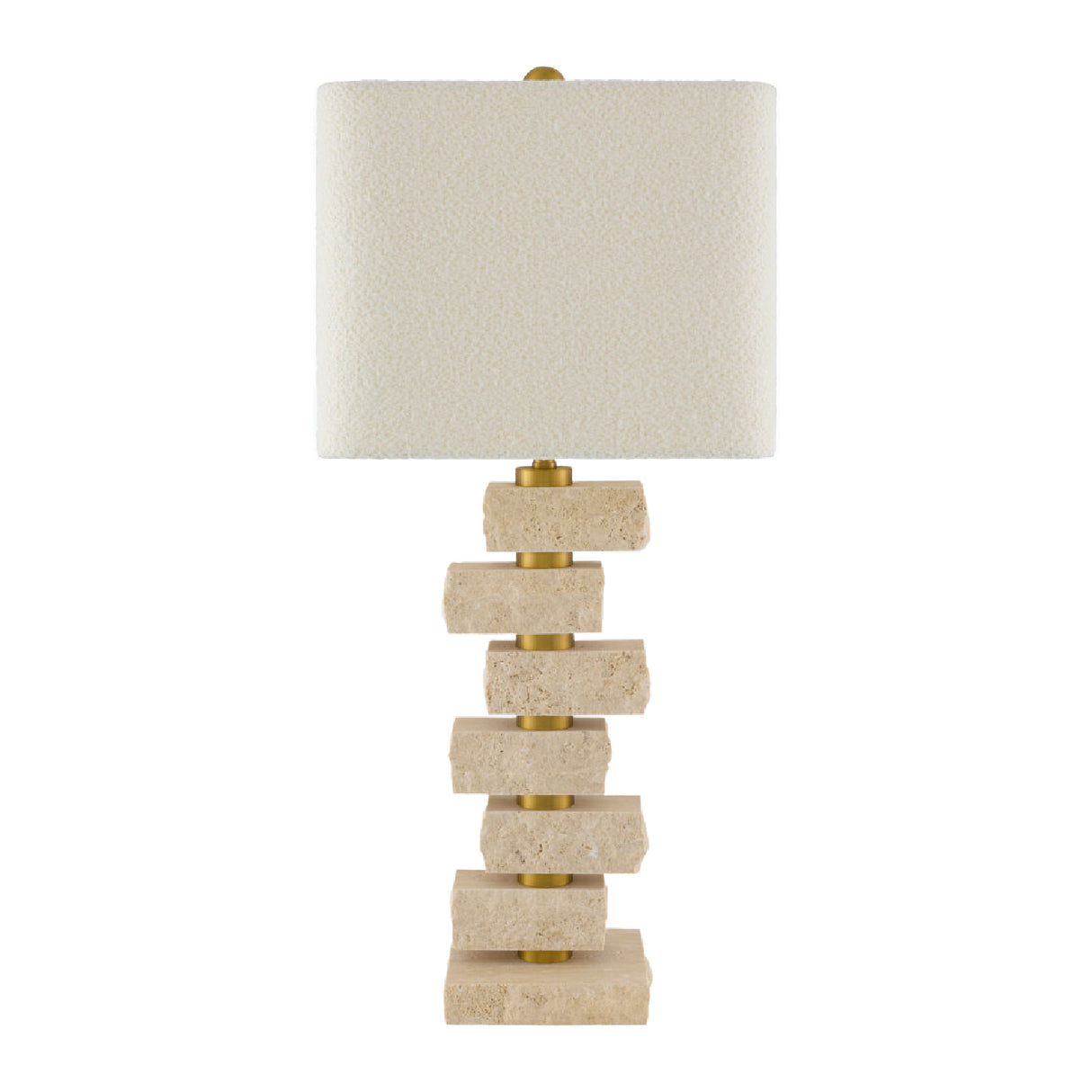   Modern European furniture - Organic Marble Stacked Table Lamp - www.oroa.com | Oroa.com