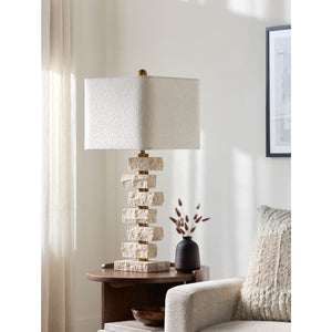   Modern European furniture - Organic Marble Stacked Table Lamp - www.oroa.com | Oroa.com