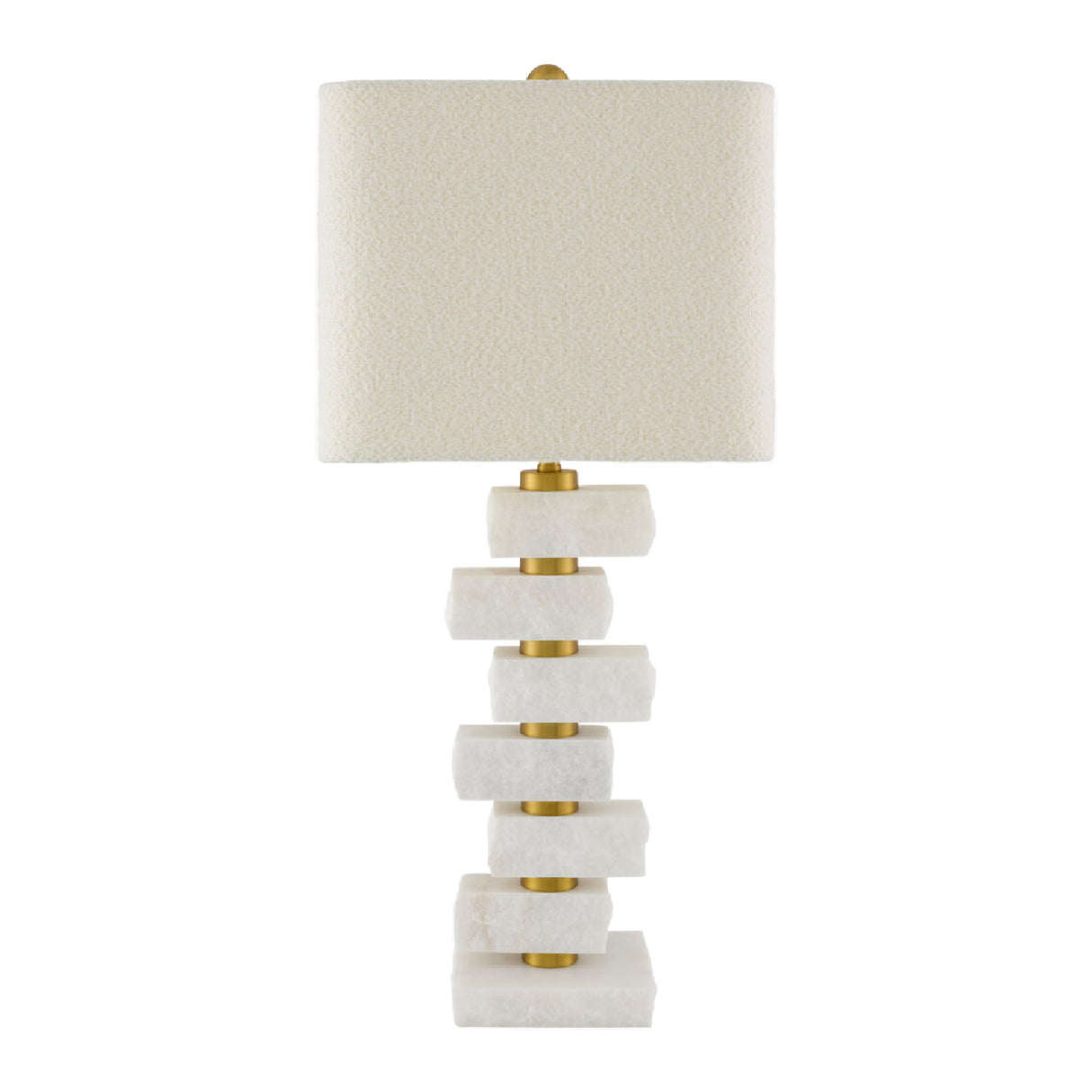   Modern European furniture - Organic Marble Stacked Table Lamp - www.oroa.com | Oroa.com