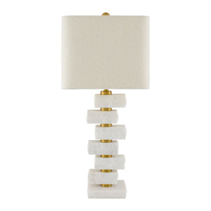   Modern European furniture - Organic Marble Stacked Table Lamp - www.oroa.com | Oroa.com