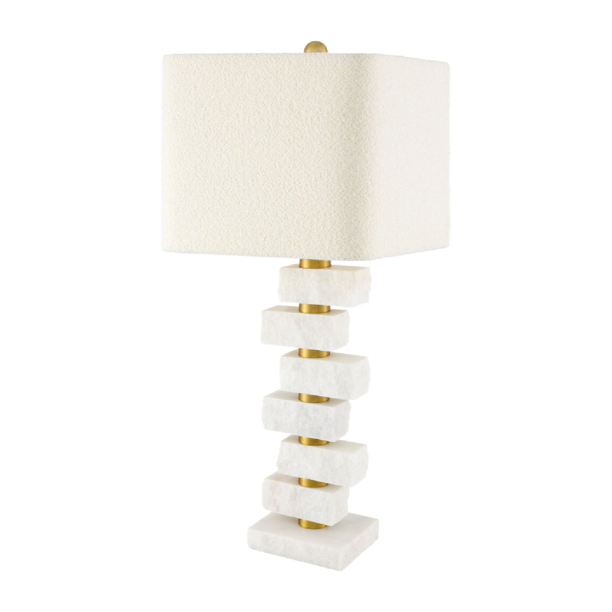   Modern European furniture - Organic Marble Stacked Table Lamp - www.oroa.com | Oroa.com