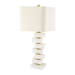   Modern European furniture - Organic Marble Stacked Table Lamp - www.oroa.com | Oroa.com