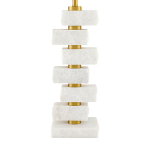   Modern European furniture - Organic Marble Stacked Table Lamp - www.oroa.com | Oroa.com