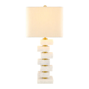   Modern European furniture - Organic Marble Stacked Table Lamp - www.oroa.com | Oroa.com