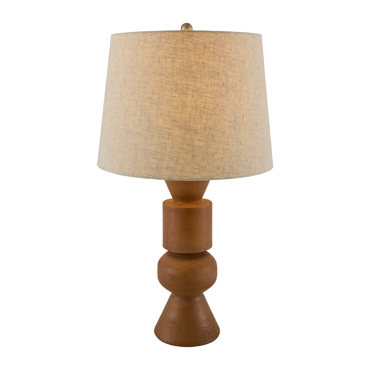   Modern European furniture - Brown Geometrical Accent Table Lamp - www.oroa.com | Oroa.com