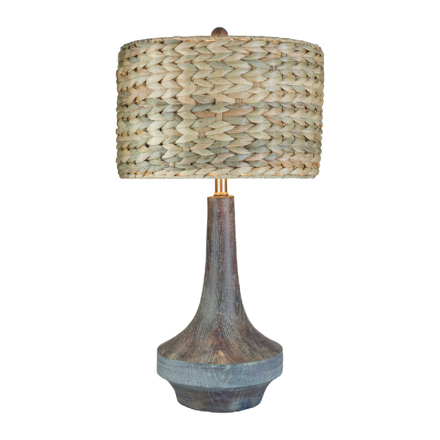 Modern European furniture - Braided Natural Seagrass Table Lamp - www.oroa.com