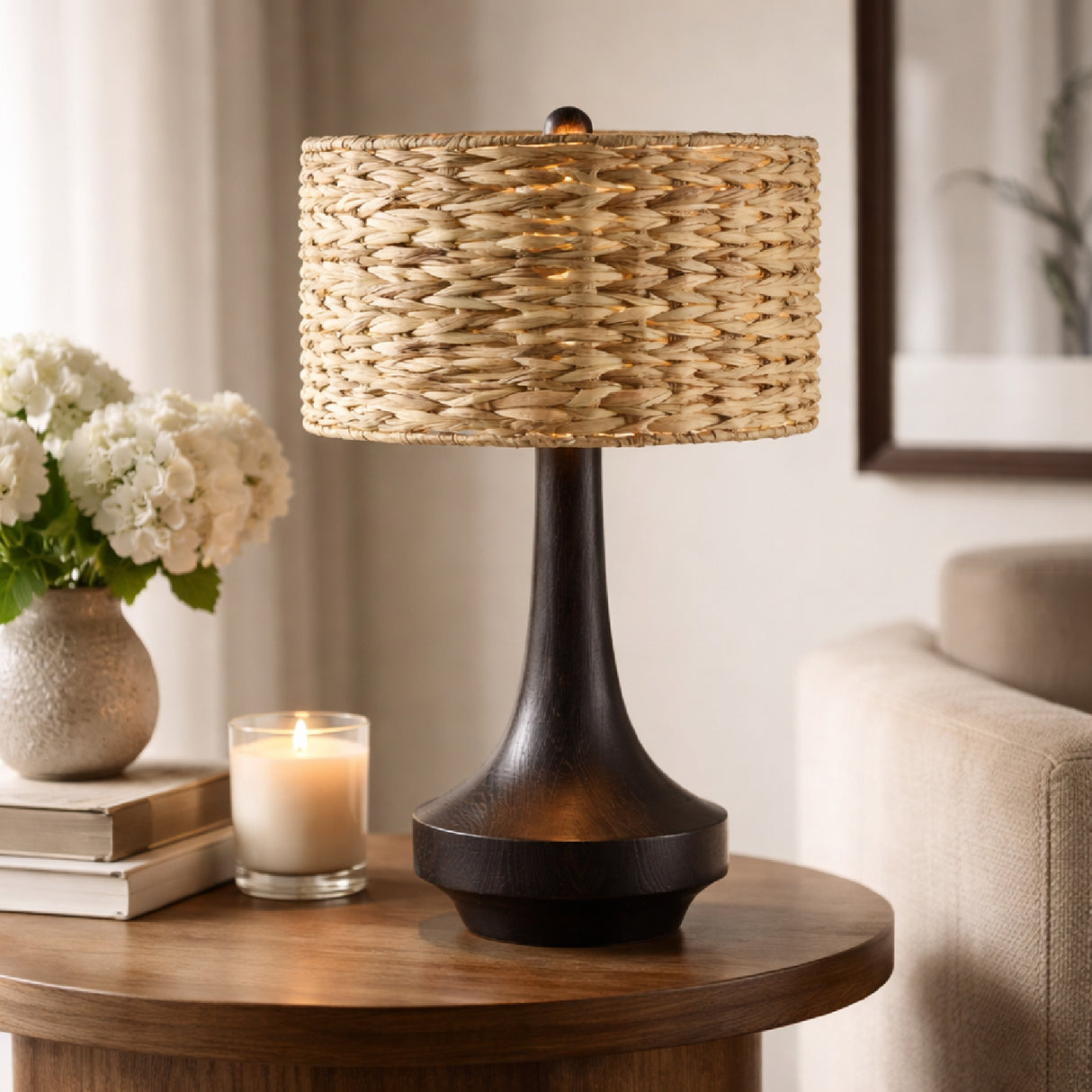  Modern European furniture - Braided Shade Accent Table Lamp - www.oroa.com | Oroa.com