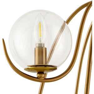   Modern European furniture - Clear Glass Orbs 9-Light Chandelier - www.oroa.com | Oroa.com