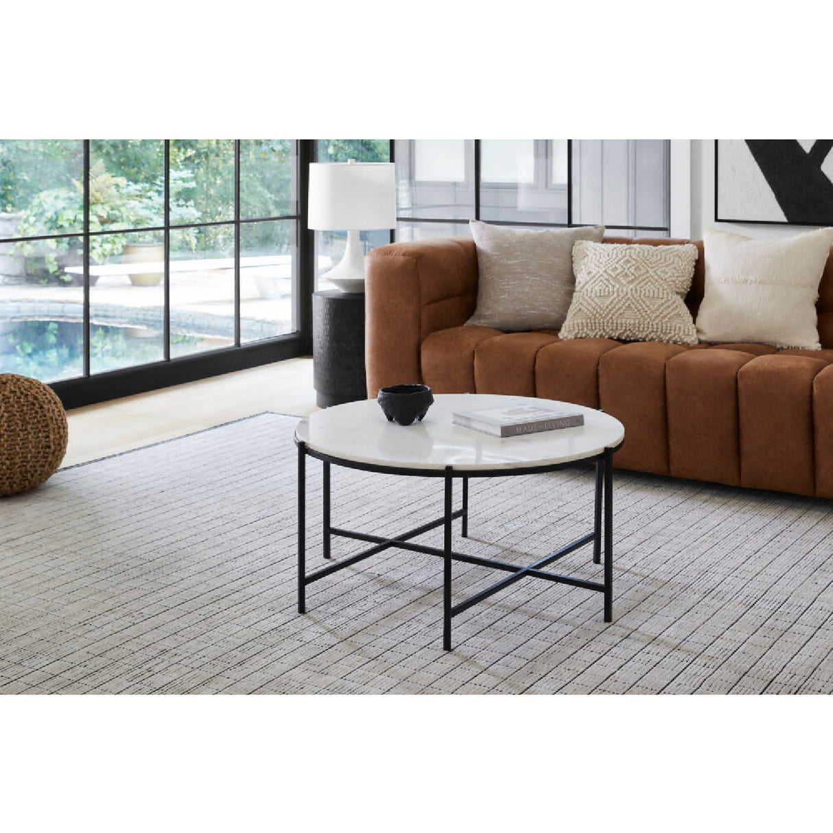   Modern furniture - Hand-Loomed Square Pattern Carpet - www.oroa.com | Oroa.com