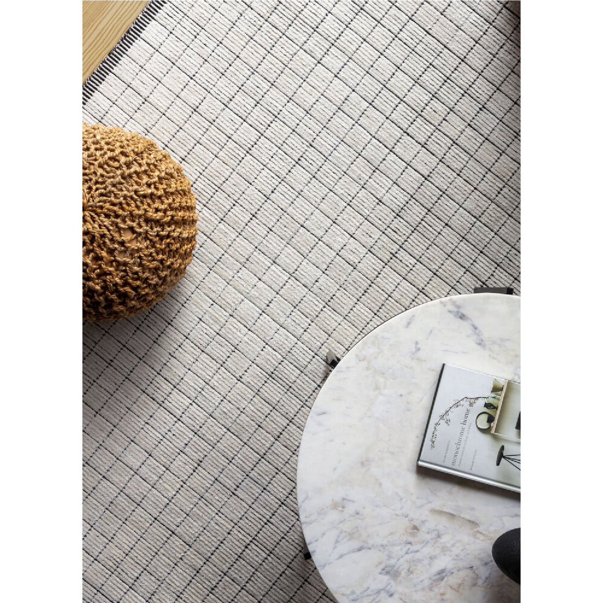   Modern furniture - Hand-Loomed Square Pattern Carpet - www.oroa.com | Oroa.com