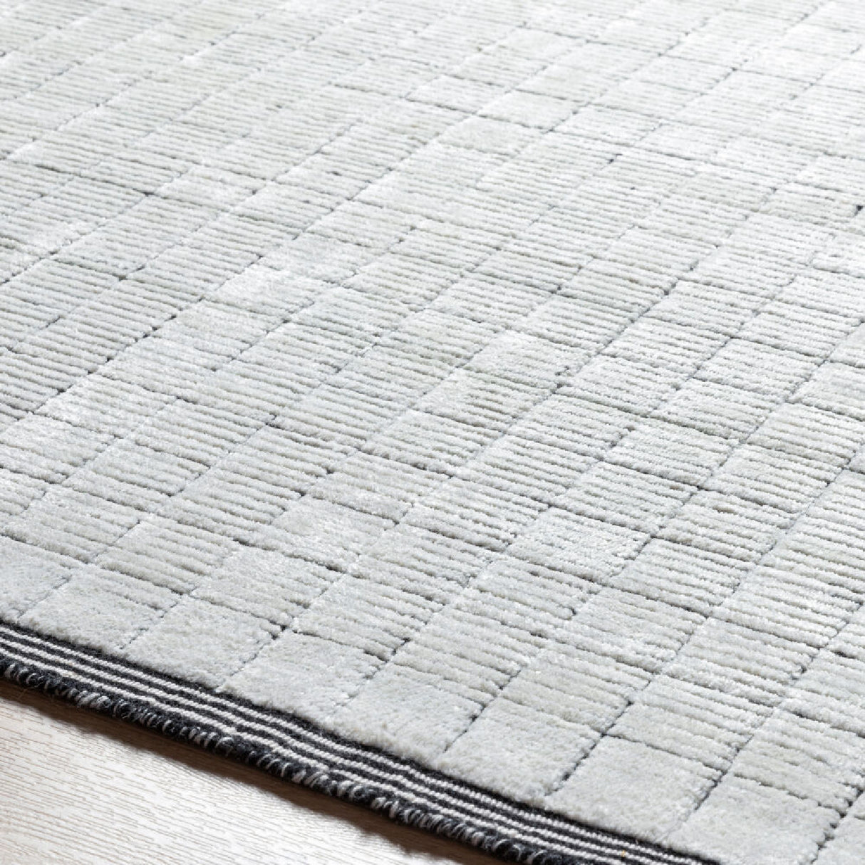   Modern furniture - Hand-Loomed Square Pattern Carpet - www.oroa.com | Oroa.com