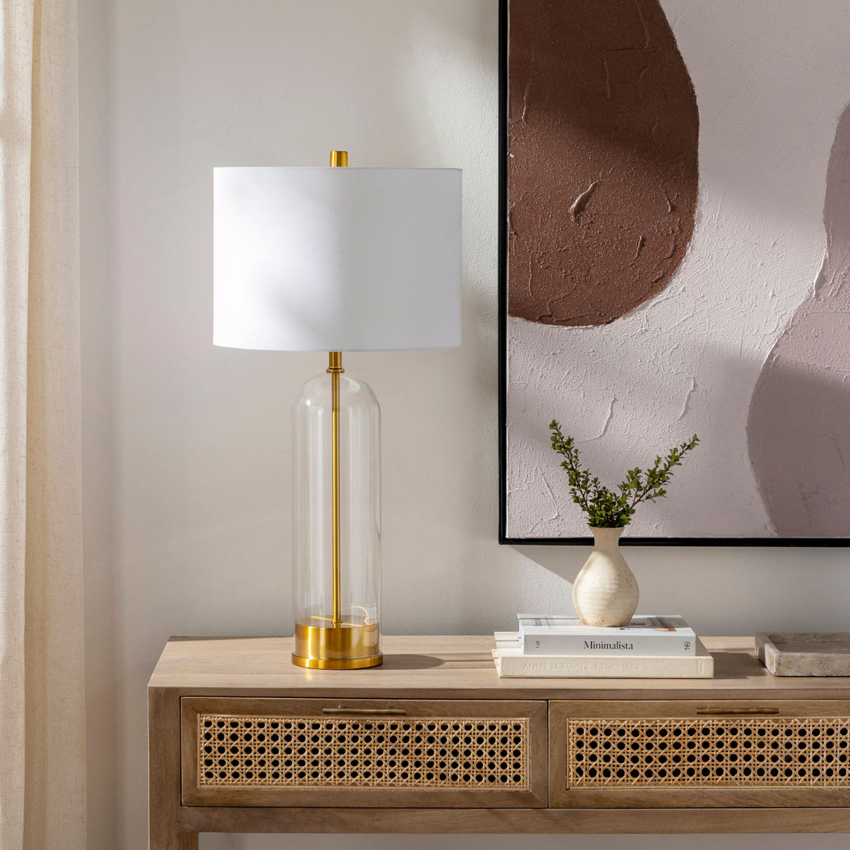   Modern European furniture - Clear Glass Body Table Lamp - www.oroa.com | Oroa.com