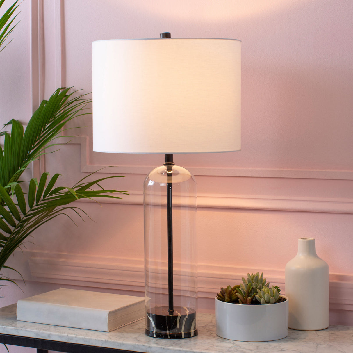   Modern European furniture - Clear Glass Body Table Lamp - www.oroa.com | Oroa.com