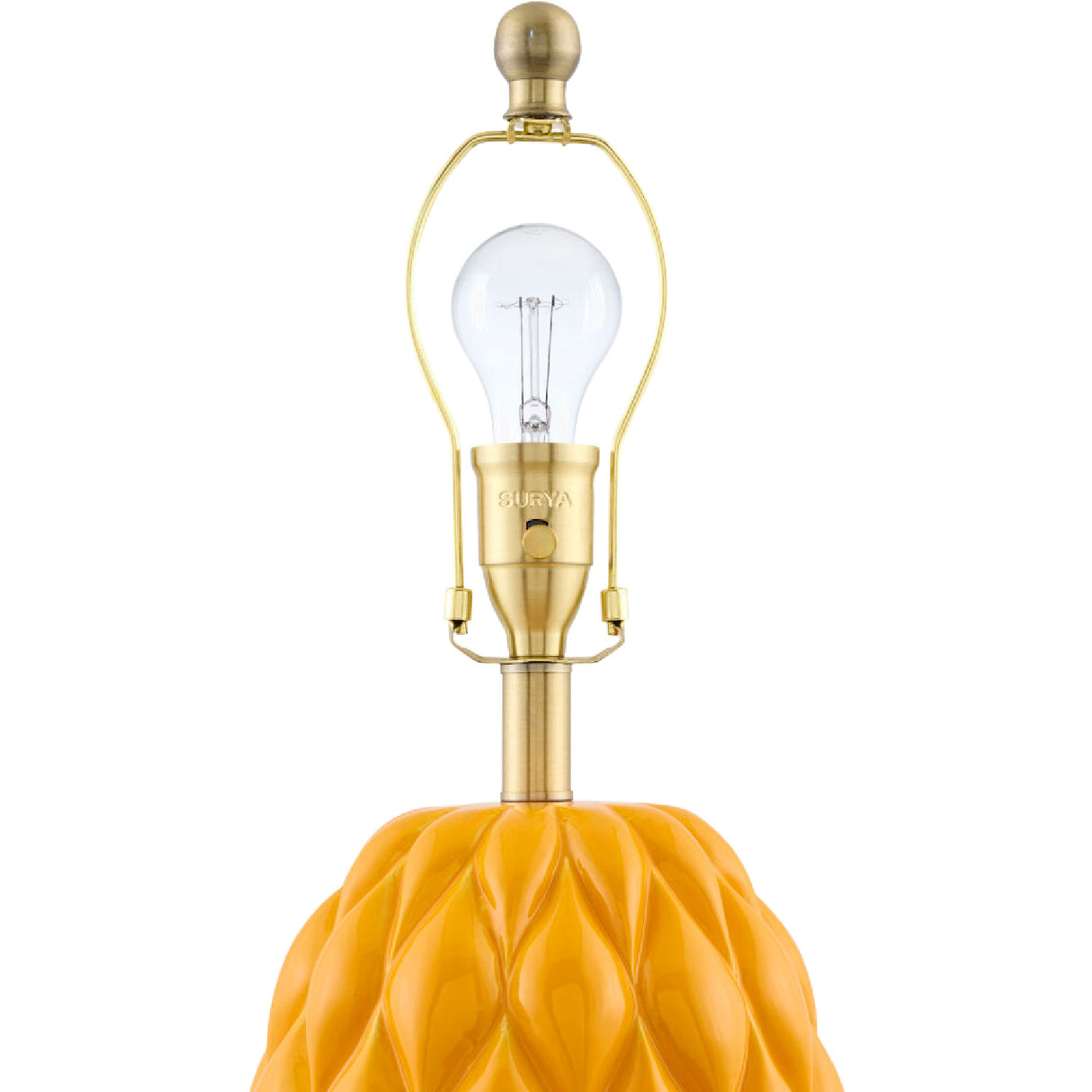   Modern European furniture - Reliefed Ceramic Accent Table Lamp - www.oroa.com | Oroa.com