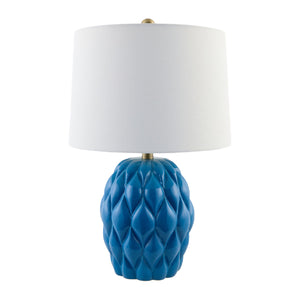  Modern European furniture - Reliefed Ceramic Accent Table Lamp - www.oroa.com | Oroa.com