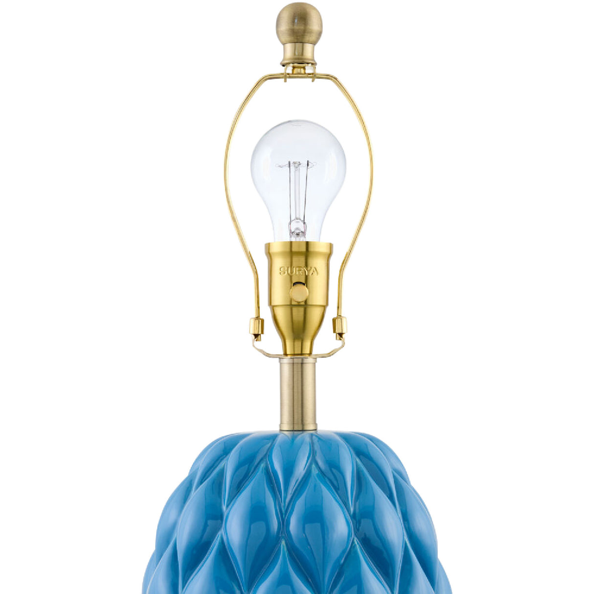   Modern European furniture - Reliefed Ceramic Accent Table Lamp - www.oroa.com | Oroa.com
