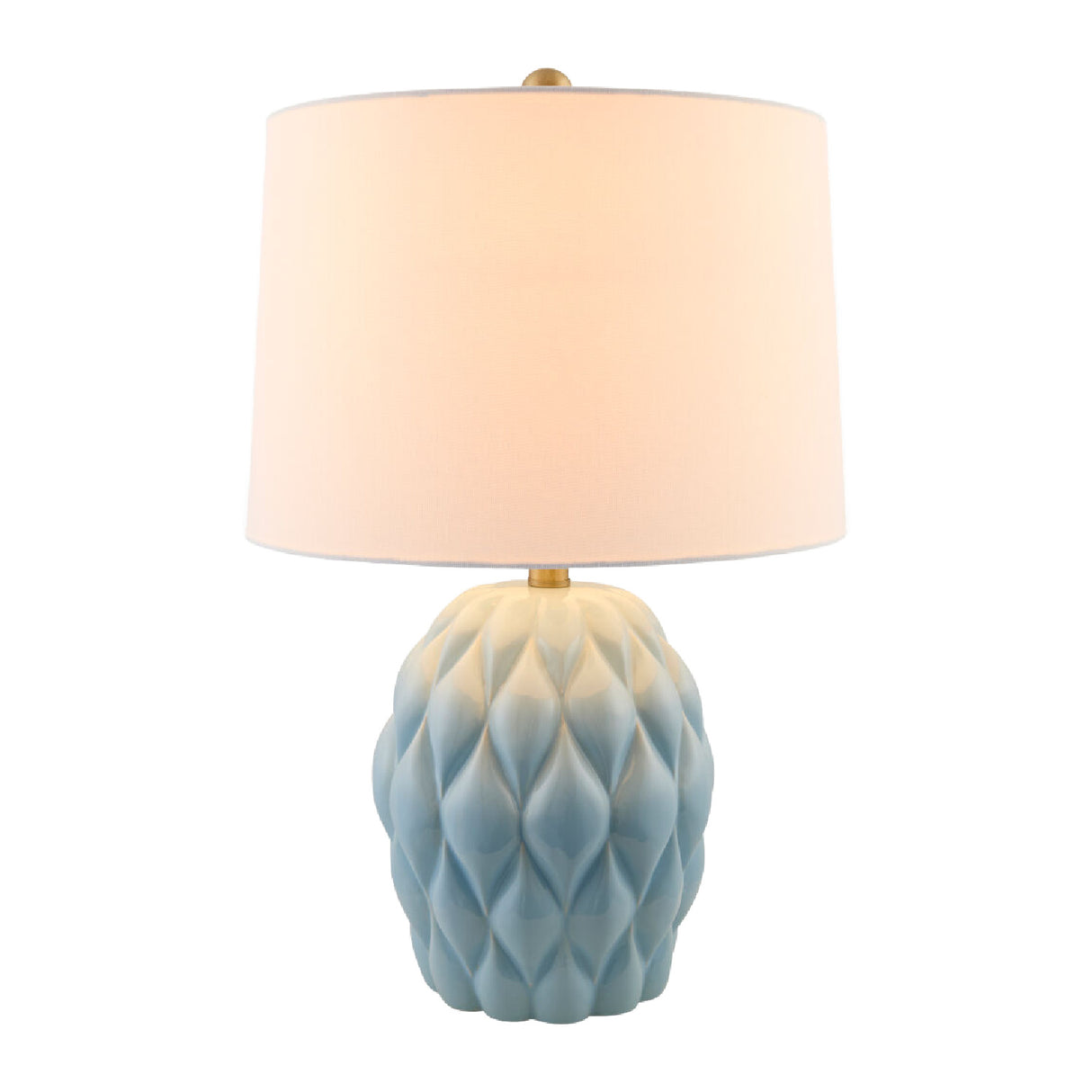  Modern European furniture - Reliefed Ceramic Accent Table Lamp - www.oroa.com | Oroa.com
