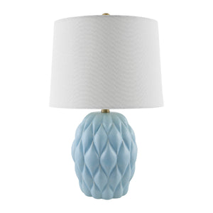   Modern European furniture - Reliefed Ceramic Accent Table Lamp - www.oroa.com | Oroa.com