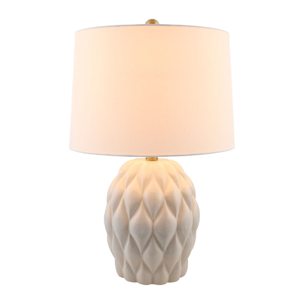   Modern European furniture - Reliefed Ceramic Accent Table Lamp - www.oroa.com | Oroa.com
